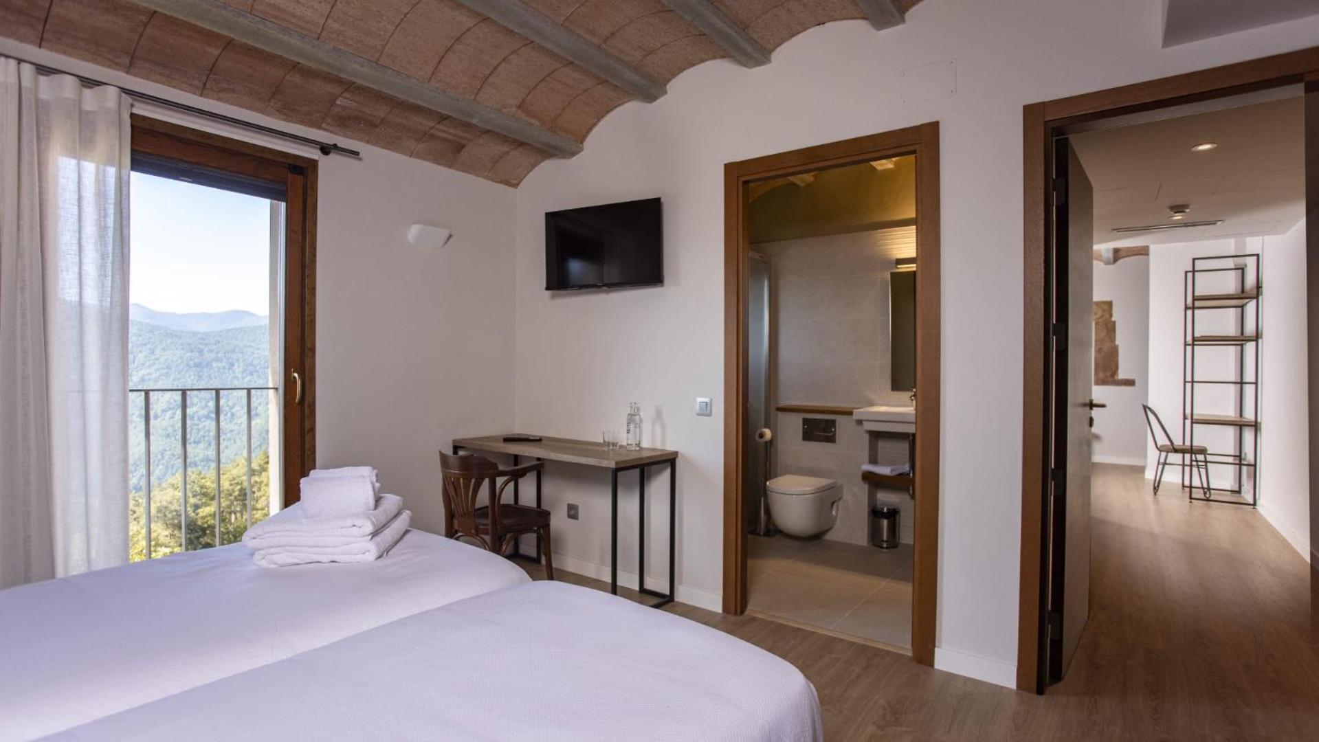 Abbatissa Hotel Restaurant Sant Joan de les Abadesses Dış mekan fotoğraf